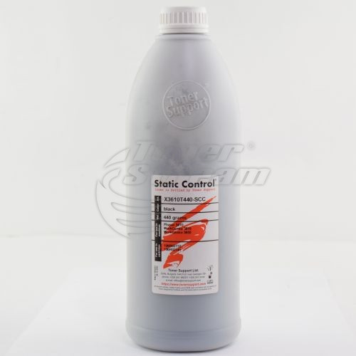 Монохромен тонер в бутилкаX3610T440-SCC - 440 гр. 25900 копия, доставчик Static Control предназначен за 106R02732