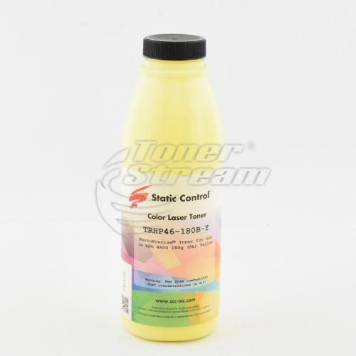Colored toner in bottleHP4600T180Y-2-SCC - 180 gr. 8000 copies yellow, suppliеr Static Control for use in C9722A - 641A