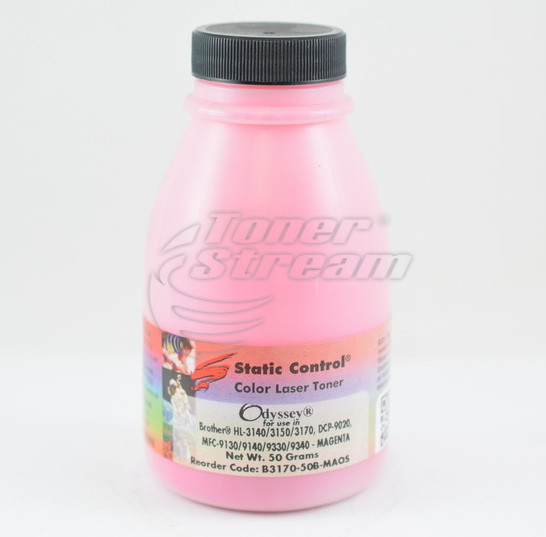Colored toner in bottleBR3170T50M-SCC - 50 gr. 2200 copies magenta, suppliеr Static Control for use in TN-241M