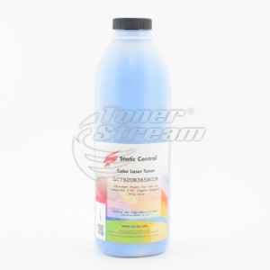 Цветен тонер в бутилкаLEXC792T365C-SCC - 365 гр. 20000 копия циан, доставчик Static Control предназначен за C780H2CG