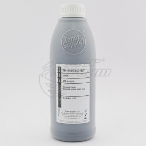 Монохромен тонер в бутилкаTK1160T240-INT - 240 гр. 7200 копия, доставчик Integral предназначен за PK-1011 - Изображение 1