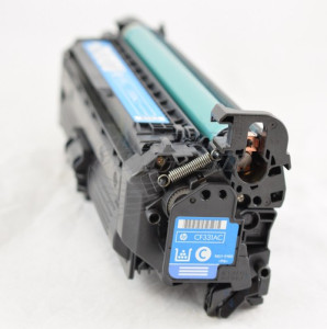 Нова оригинална тонер касета Hewlett-Packard CF331A - 654A- 15000 копия, циан, предназначена за Color LaserJet Enterprise M651