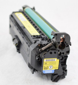 Нова оригинална тонер касета Hewlett-Packard CF322A - 653A- 16500 копия, жълта, предназначена за Color LaserJet Enterprise M680 MFP