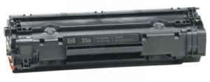 New original toner cartridge Hewlett-Packard CB435A - 35A- 1500 copies, monochrome, for use in LaserJet P1005