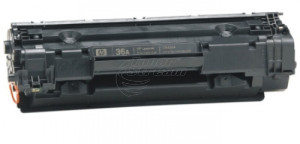 New original toner cartridge Hewlett-Packard CB436A - 36A- 2000 copies, monochrome, for use in LaserJet P1505