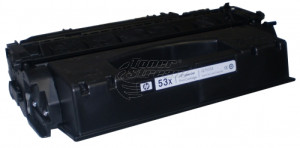 Нова оригинална тонер касета Hewlett-Packard Q7553X - 53X- 7000 копия, монохромна, предназначена за LaserJet P2015