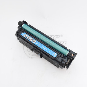 New original toner cartridge Hewlett-Packard CE251A - 504A- 7000 copies, cyan, for use in Color LaserJet CP3525