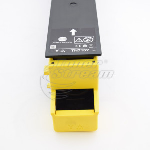 Streaming toner cartridge Konica/Minolta TN-715Y- 45000 copies, yellow, for use in Bizhub C750i - Image 2