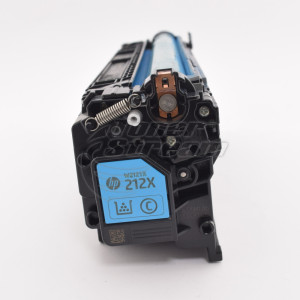 Toner cartridge Hewlett-Packard W2121X - 212X- 10000 copies, cyan, for use in Color LaserJet Enterprise M554 - Image 5