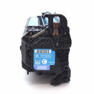 Streaming toner cartridge Hewlett-Packard CF031A - 646A- 12500 copies, cyan, for use in Color LaserJet CM4540 MFP - Image 5