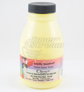 Colored toner in bottleBR4040T110Y-SCC - 110 gr. 4000 copies yellow, suppliеr Static Control for use in TN-130Y
