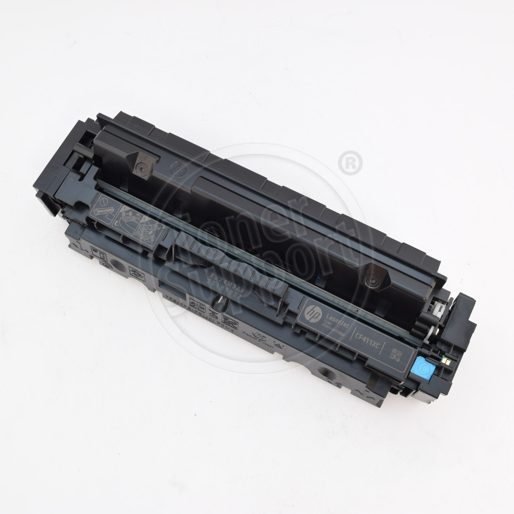 Original virgin empty modul Hewlett-Packard / CF411X - 410X - 5000 copies, cyan, for use in Color LaserJet Pro M452 - image 1