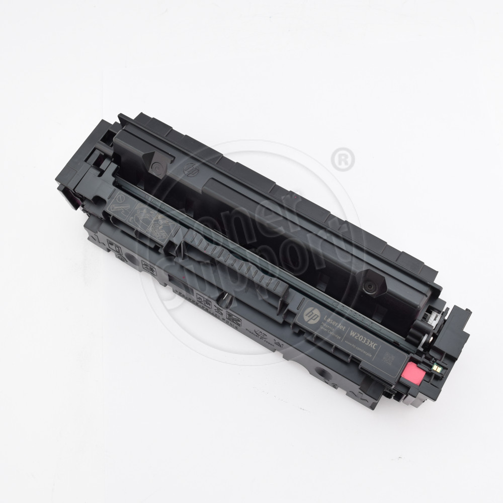 Original virgin empty modulHewlett-Packard W2033X - 415X- 6000 copies, magenta, for use in Color LaserJet Pro M454 - image 1