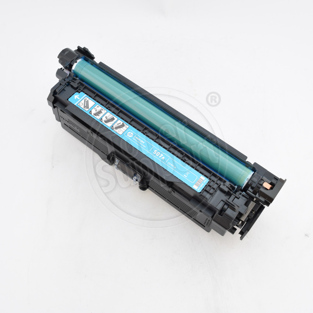 Оригинален, непрезареждан изразходван модулHewlett-Packard CE401A - 507A- 6000 копия, циан, предназначен за Color LaserJet Enterprise 500 M551 - image 1