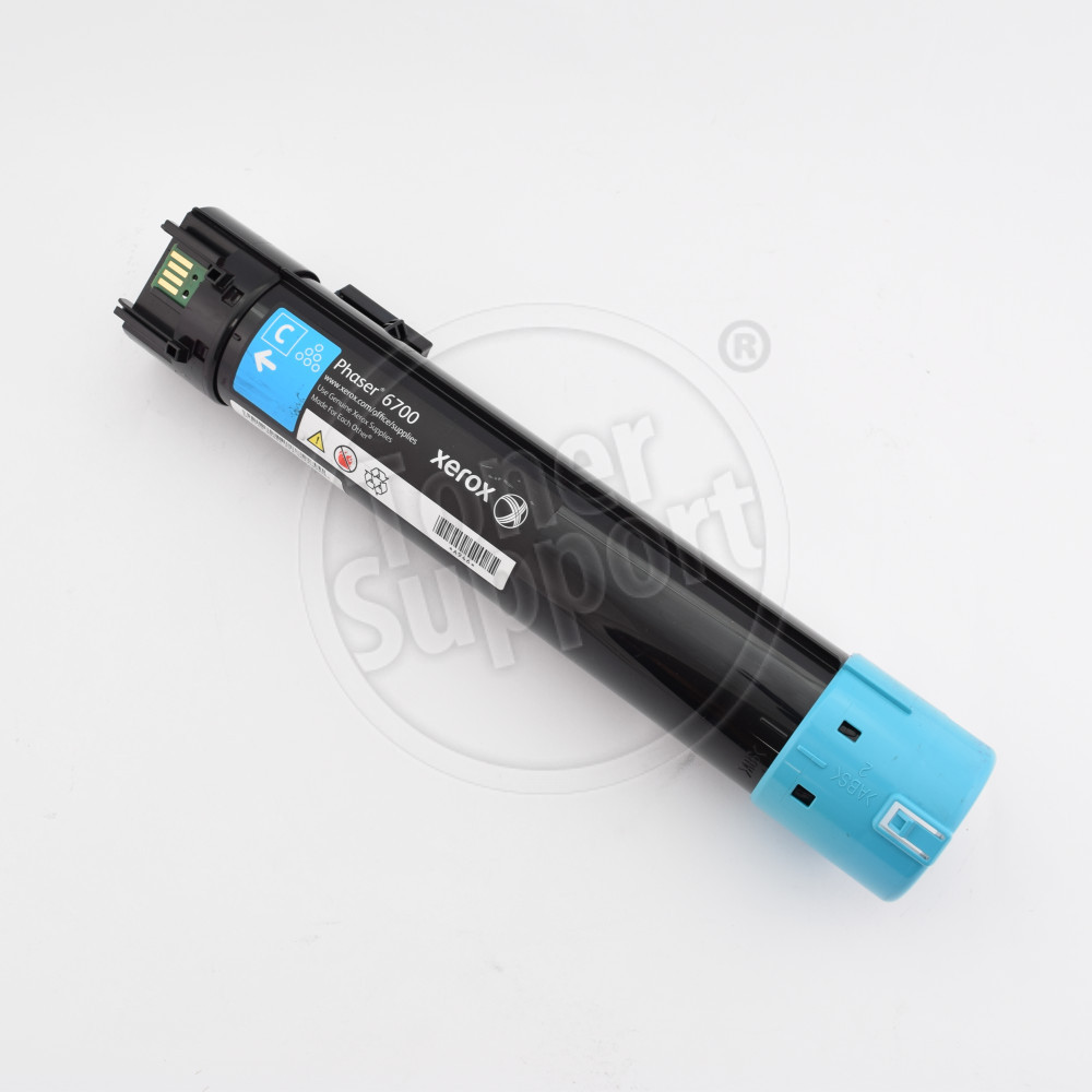 Оригинален, непрезареждан изразходван модул Xerox / 106R01523 - 12000 копия, циан, предназначен за Phaser 6700 - image 1