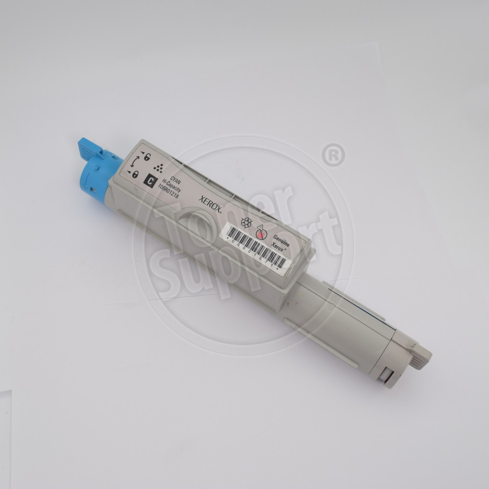 Оригинален, непрезареждан изразходван модул Xerox / 106R01218 - 12000 копия, циан, предназначен за Phaser 6360 - image 1