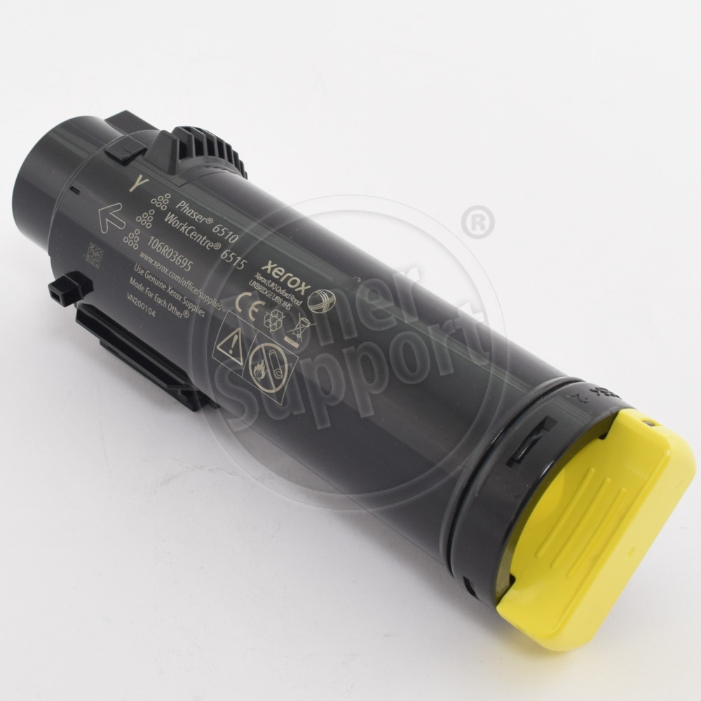 Тонер касета Xerox 106R03487- 2400 копия, жълта, предназначена за Phaser 6510