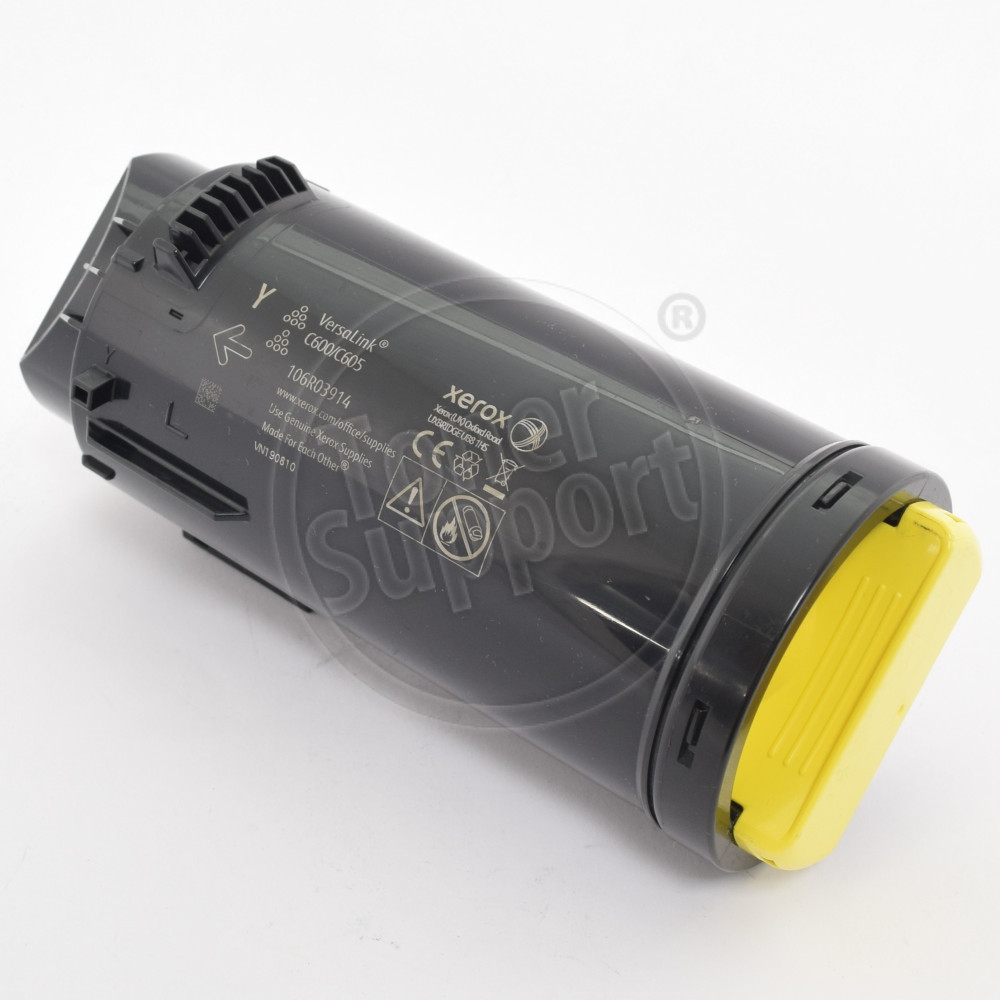 Тонер касета Xerox 106R03910- 6000 копия, жълта, предназначена за VersaLink C600
