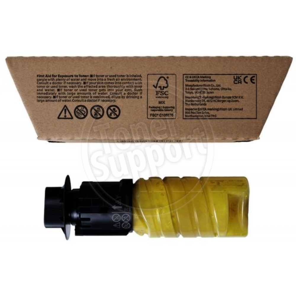 Тонер касета Ricoh 842651- 5700 копия, жълта, предназначена за P C375
