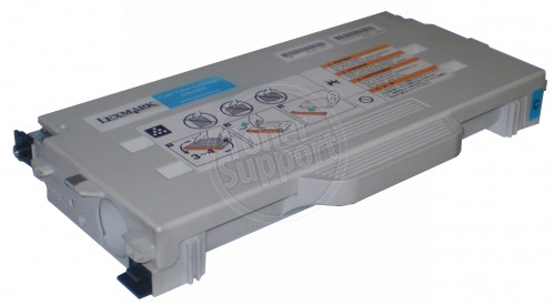 Original virgin empty modulLexmark 20K0500- 3000 copies, cyan, for use in C510