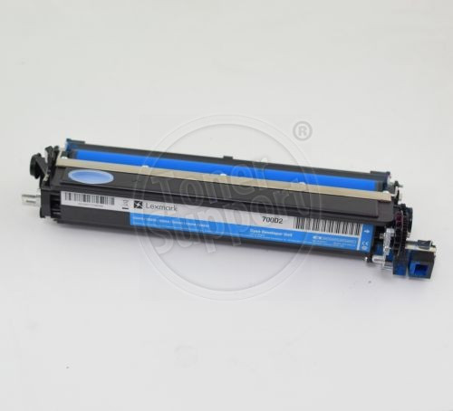 Оригинален, непрезареждан изразходван модул Lexmark / 70C0D20 - 40000 копия, циан, предназначен за CS317