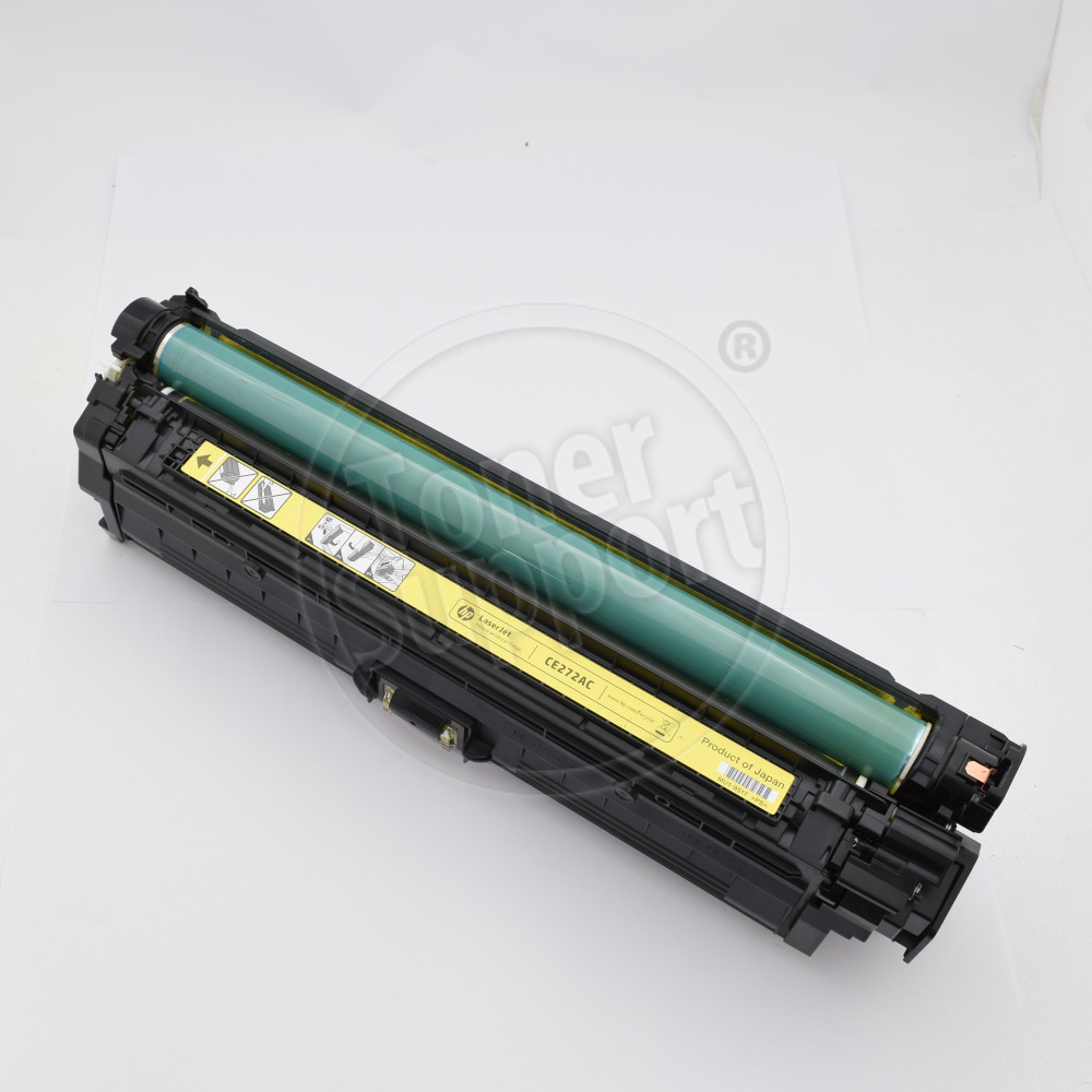 Тонер касета Hewlett-Packard CE272A - 650А- 15000 копия, жълта, предназначена за Color LaserJet Enterprise CP5525 - Изображение 1
