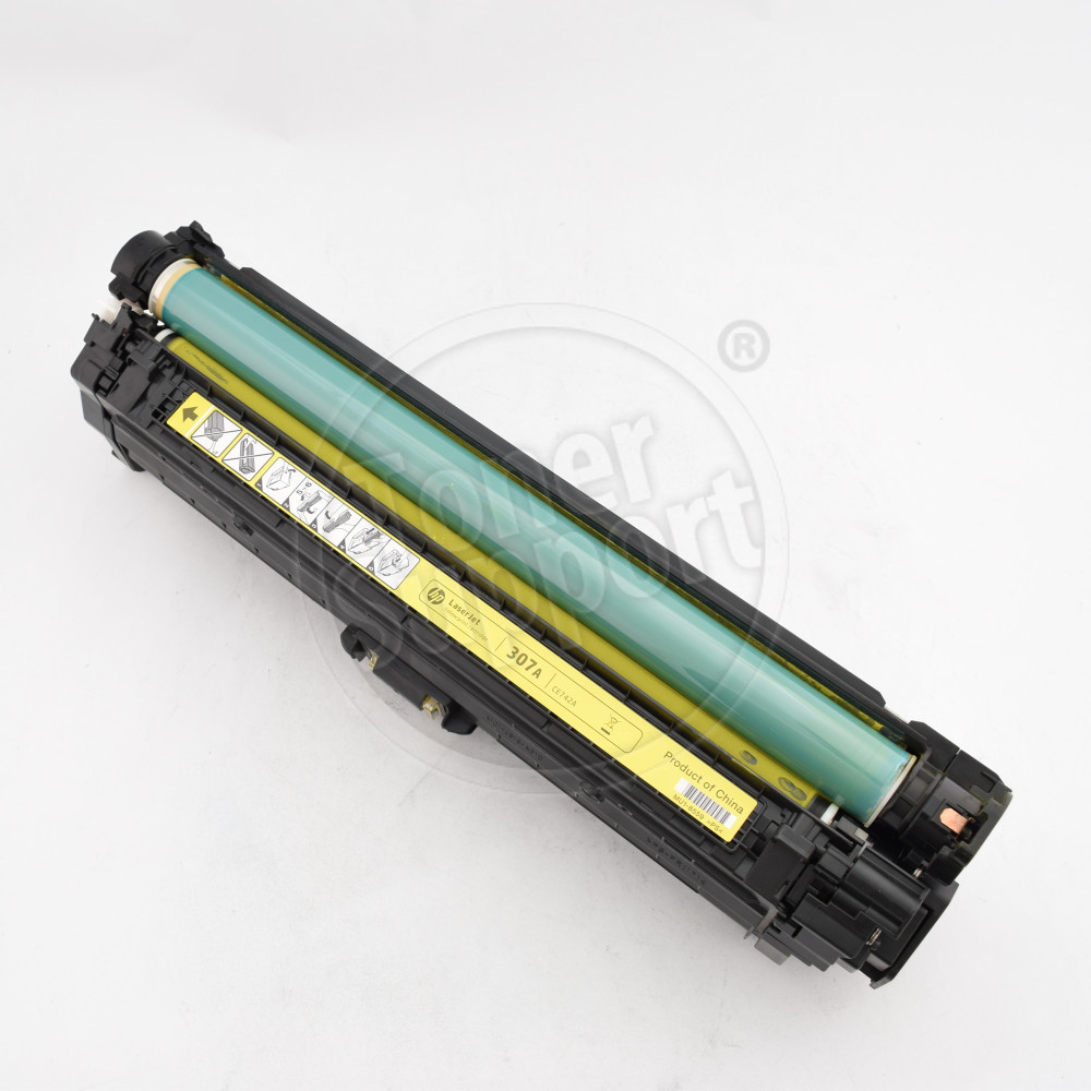 Тонер касета Hewlett-Packard CE742A - 307А- 7300 копия, жълта, предназначена за Color LaserJet Pro CP5225 - Изображение 1