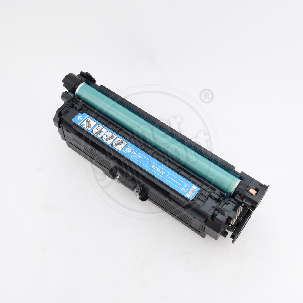 Toner cartridge Hewlett-Packard CE251A - 504A- 7000 copies, cyan, for use in Color LaserJet CP3525 - Image 1