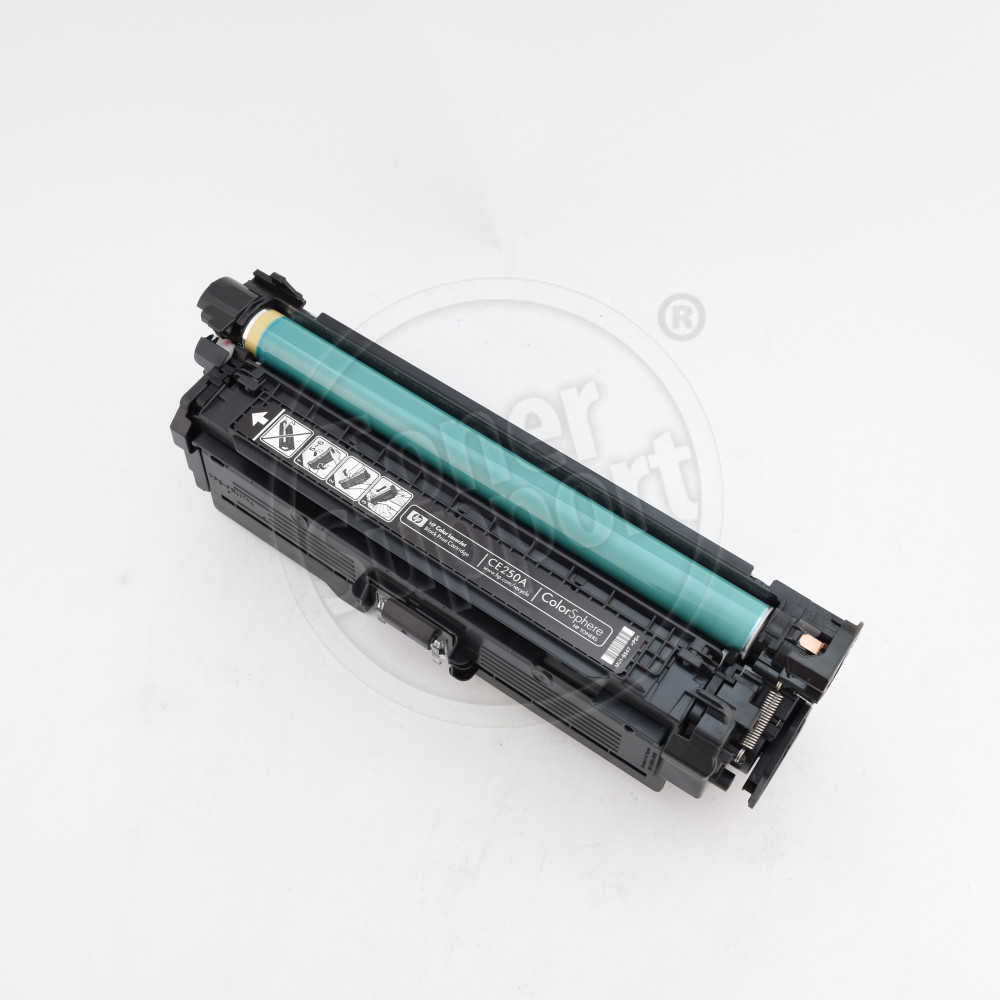 Тонер касета Hewlett-Packard CE250A - 504A- 5000 копия, черна, предназначена за Color LaserJet CP3525 - Изображение 1