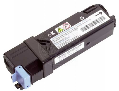 Оригинален, непрезареждан изразходван модул Dell / T106C - 2500 копия, черен, предназначен за 2130 Color Laser Printer