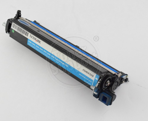 Оригинален, непрезареждан изразходван модулLexmark C540X32G- 30000 копия, циан, предназначен за C543