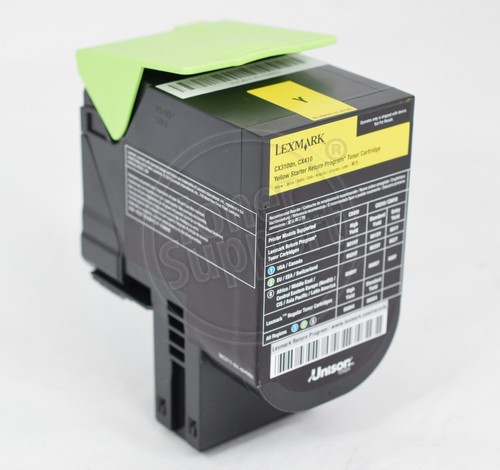 Оригинален, непрезареждан изразходван модулLexmark 80C2HY0- 3000 копия, жълт, предназначен за CX410