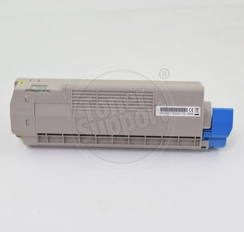 Original virgin empty modulOKI 46507505- 6000 copies, yellow, for use in C612