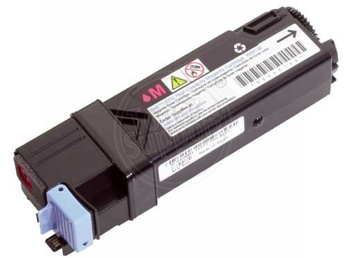 Оригинален, непрезареждан изразходван модул Dell / T109C - 2500 копия, магента, предназначен за 2130 Color Laser Printer