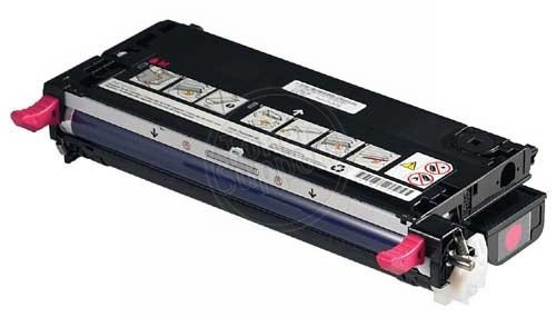 Оригинален, непрезареждан изразходван модул Dell / H514C - 9000 копия, магента, предназначен за 3130 Color Laser Printer