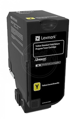 Оригинален, непрезареждан изразходван модулLexmark 74C2SY0- 7000 копия, жълт, предназначен за CS720