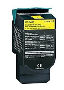Оригинален, непрезареждан изразходван модулLexmark C540H1YG- 2000 копия, жълт, предназначен за C540