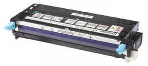 Оригинален, непрезареждан изразходван модул Dell / H513C - 9000 копия, циан, предназначен за 3130 Color Laser Printer