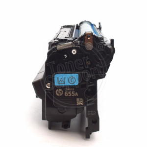 Toner cartridge Hewlett-Packard CF451A - 655A- 10500 copies, cyan, for use in Color LaserJet Enterprise M653 - Image 5
