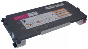 Оригинален, непрезареждан изразходван модулLexmark C500H2MG- 3000 копия, магента, предназначен за C500