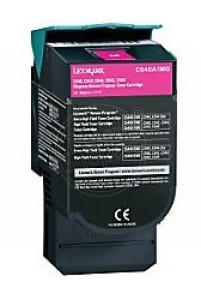 Оригинален, непрезареждан изразходван модул Lexmark / C540H1MG - 2000 копия, магента, предназначен за C540