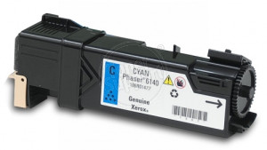 Оригинален, непрезареждан изразходван модул Xerox / 106R01481 - 2000 копия, циан, предназначен за Phaser 6140