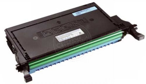 Оригинален, непрезареждан изразходван модул Dell / 593-10369 - 5000 копия, циан, предназначен за 2145 Color Laser Printer