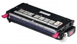 Оригинален, непрезареждан изразходван модул Dell / H514C - 9000 копия, магента, предназначен за 3130 Color Laser Printer