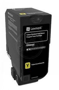 Оригинален, непрезареждан изразходван модулLexmark 74C2SY0- 7000 копия, жълт, предназначен за CS720